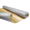 Créastyl Kraft Duo Métal - Papel de regalo - 69 cm x 50 m - 60 g/m² - plata, oro - laid paper - 4 bobina(s)
