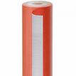 Créastyl Kraft Duo Métal - Papel de regalo - 69 cm x 50 m - 60 g/m² - plata, rojo - kraft laid paper