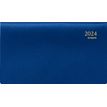 Brepols Omniplan Genova - Agenda de bolsillo - vista de la semana - comb-bound - 160 x 89 mm - apaisado - azul - policloruro de vinilo (PVC)