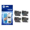 4977766813600-Brother LC421 - pack de 4 - noir, jaune, cyan, magenta - cartouche d'encre originale-P_405112952_2-1