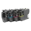 Brother LC421XL - Paquete de 4 - XL - negro, amarillo, cián, magenta - original - cartucho de tinta - para Brother DCP-J1140DW, MFC-J1010DW, MFC-J1012DW