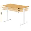 3760350281074-Bureau électrique UGO - L120x70cm - pieds blancs - plateau imitation chêne Stone-P_405113022_8-7