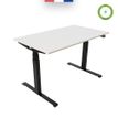 3760350281197-Bureau électrique UGO - L120x70cm - pieds noirs - plateau blanc laqué-P_405113025_2-1