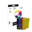SWITCH - Paquete de 4 - negro, amarillo, cián, magenta - compatible - refabricado - cartucho de tinta - para Epson Stylus SX130, SX230, SX235, SX430, SX435, SX438, SX440, SX445; Stylus Office BX305