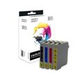 SWITCH - Paquete de 4 - negro, amarillo, cián, magenta - compatible - refabricado - cartucho de tinta - para Epson Stylus DX9400, SX115, SX215, SX218, SX415, SX515, SX610; Stylus Office BX310, BX610