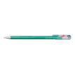 Pentel Hybrid Dual Metallic K110 - Bolígrafo - para madera - verde turquesa, metallic red and green - tinta de gel - 1 mm - amplio