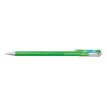 Pentel Hybrid Dual Metallic K110 - Bolígrafo - para madera - verde claro, metallic blue and red - tinta de gel - 1 mm - amplio