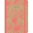 Bouchut Natural'kraft - Agenda escolar - 2022-2023 - página de día - limitado por cinta - 120 x 170 mm - 320 páginas - coral - papel cuché