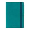 LEGAMI - Agenda diaria - 2022-2023 - página de día - medium - 120 x 180 mm - 480 páginas - azul petróleo