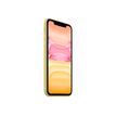 Apple iPhone 11 - 4G teléfono inteligente - SIM doble / Memoria interna 64 GB - pantalla LCD - 6.1" - 1792 x 828 píxeles - 2 x cámaras traseras 12 MP, 12 MP - front camera 12 MP reacondicionado - amarillo