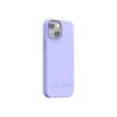 Just Green - Carcasa trasera para teléfono móvil - 100 % de material biodegradable - lavanda - para Apple iPhone 13 mini