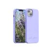 Just Green - Carcasa trasera para teléfono móvil - 100 % de material biodegradable - lavanda - para Apple iPhone 13