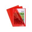 Exacompta Premium - Carpeta en forma de L - para A4 - rojo (paquete de 100)