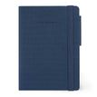 LEGAMI My Notebook - Cuaderno - historial - small - 95 x 135 mm - 96 hojas / 192 páginas - papel marfil - reglado - lime green cover - poliuretano (PU)