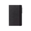 LEGAMI My Notebook - Cuaderno - historial - medium - 130 x 210 mm - 96 hojas / 192 páginas - papel blanco - reglado - tapa negra