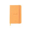 RHODIA rhodiatime - Webplanner - 2023 - vista de la semana - A6 - 100 x 150 mm - 144 páginas - papel marfil - cubierta naranja - cuero sintético