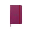 RHODIA rhodiatime - Webplanner - 2023 - vista de la semana - A6 - 100 x 150 mm - 144 páginas - papel marfil - cubierta burdeos - cuero sintético