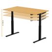 3760350281135-Bureau électrique UGO - L120x70cm - pieds noirs - plateau chêne massif-P_405119042_7-6