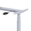 3760350281340-Bureau électrique UGO - L160x80cm - pieds gris - plateau imitation chêne Stone-P_405119048_5-4