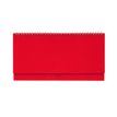 LEGAMI Colours Collection - Desk planner - 2023-2024 - página de semana - encuadernado de alambre - 290 x 150 mm - apaisado - 128 páginas - papel marfil - tapa roja