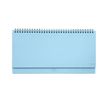 LEGAMI Colours Collection - Desk planner - 2023-2024 - página de semana - encuadernado de alambre - 290 x 150 mm - apaisado - 128 páginas - papel marfil - cubierta azul cielo