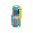 3501179567181-Paper Mate InkJoy 100 CAP - Stylo à bille - noir, rouge, bleu, vert - 1 mm - moyen (pack -P_405122019_2-1