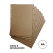 8412885202240-Senfort - Intercalaire - 8 positions - pour A4 (210 x 297 mm) - à onglets - kraft-P_405122444_1-0