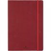 Oberthur Carmen - Cuaderno - costura de separación - A5 - 100 hojas / 200 páginas - papel marfil - lined - tapa roja - sintético