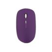 T'nB RUBBY - Ratón - óptico - inalámbrico - 2.4 GHz - receptor inalámbrico USB - plata, púrpura