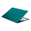 Quo Vadis Satiny - Almohadilla de sobremesa - 56 x 38 cm - cuero vacuno - duck blue