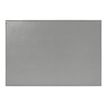 L' Agenda Moderne Satiny - Almohadilla de sobremesa - 56 x 38 cm - cuero vacuno - gris