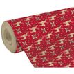 Clairefontaine Christmas - Papel de regalo - 70 cm x 50 m - 70 g/m² - recycled kraft paper