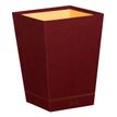 RHODIA Rhodiarama Home Office - Cesto de basura - leatherette - burdeos, orange saddle stitching