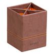 RHODIA Rhodiarama - Tapa de lapicero - 8 x 8 x11 cm - piel artificial, cardboard - chocolate
