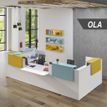 3253310213807-Banque d'accueil Module d'extrémité PMR OLA - L140 x H72,5 x P115 cm - structure blanc p-P_405132662_2-1