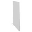 Burocean Ola - Receptionist desk side panel - madera, melamine coated particle board - blanco perla