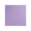 Exacompta Plum' - Álbum - 60 x 10x15 cm (4x6 pulgadas) - golden polka dots - púrpura x 1
