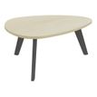 Burocean - Mesa para café - pebble - arce - carbón base