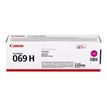 Canon 069H - Alto rendimiento - magenta - original - caja - cartucho de tóner - para i-SENSYS LBP673Cdw, LBP673dw, MF752Cdw, MF754Cdw