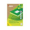 APLI-Agipa - Papel - mate - adhesivo permanente - blanco - 70 x 37 mm 2400 etiqueta(s) (100 hoja(s) x 24) caja - etiquetas recicladas