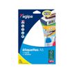 APLI-Agipa - Mate - adhesivo permanente - blanco - 20 x 50 mm 448 etiqueta(s) (16 hoja(s) x 28) envelope with eurohole - etiquetas para usos múltiples