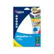 APLI-Agipa - Mate - adhesivo permanente - blanco - 105 x 37 mm 128 etiqueta(s) (16 hoja(s) x 8) envelope with eurohole - etiquetas para usos múltiples
