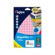 APLI-Agipa - Mate - adhesivo permanente - rosa - 8 mm de diámetro 2940 etiqueta(s) (10 hoja(s) x 294) envelope with eurohole - etiquetas para usos múltiples