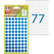 APLI - Colored labels - 8 mm diameter - redondo - azul (paquete de 462)
