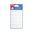APLI-Agipa - Mate - adhesivo permanente - blanco - 38 x 19 mm 70 etiqueta(s) (7 hoja(s) x 10) bag with eurohole - etiquetas