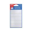 APLI - Whites labels - 8 x 20 mm - rectangular (paquete de 280)