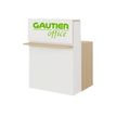 Gautier office ZOOM RECEPTION - Componente de escritorio de recepción - straight - natural structured oak