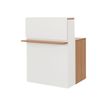 Gautier office ZOOM HOME - Componente de escritorio de recepción - straight - structured oak