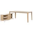 3483600872623-Bureau avec retour ABSOLU - 200 cm - Pieds bois - Chêne structuré-P_405137460_1-0