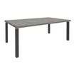 Burocean Exprim - Manager desk - rectangular - roble gris - carbón base